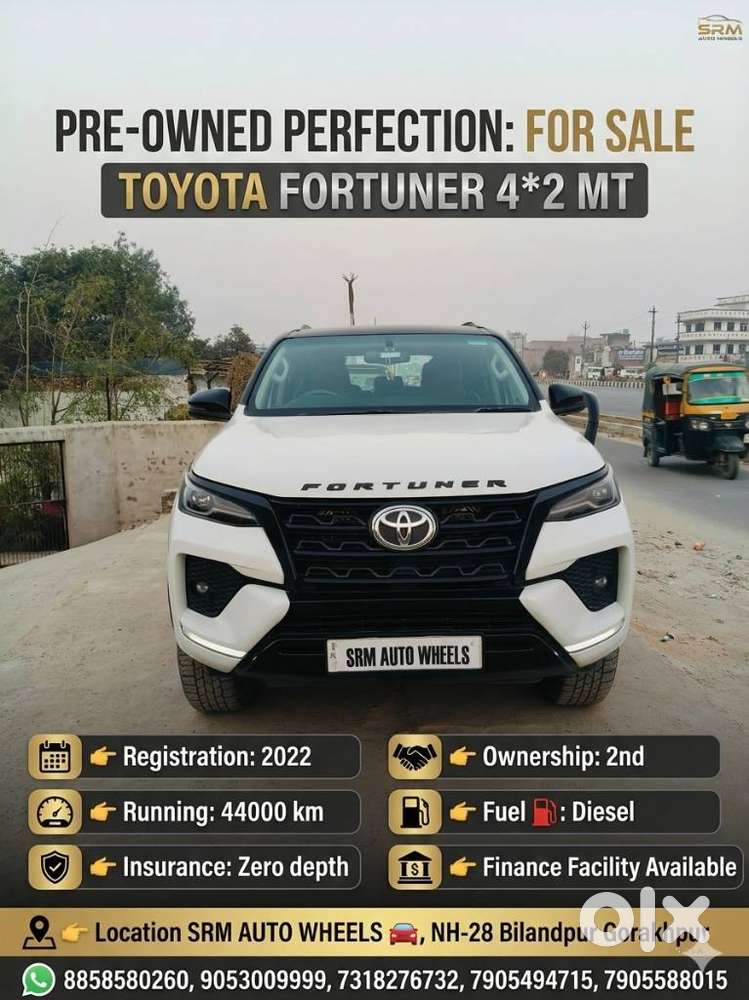 Toyota Fortuner 4x2 Mt 2.8 Diesel, 2022, Diesel