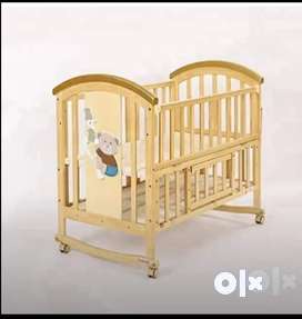 Baby wooden cradle olx on sale