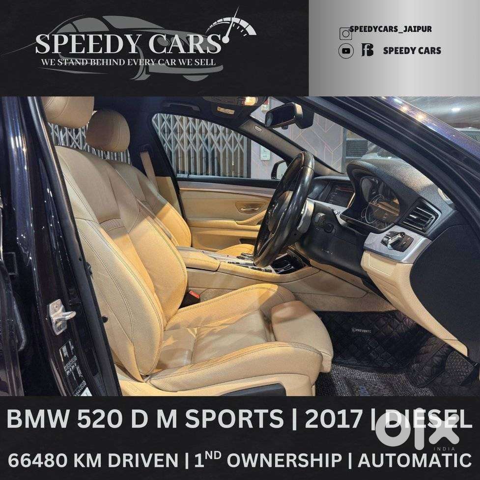 Bmw 5 Series 2.0 520d M Sport, 2017, Diesel