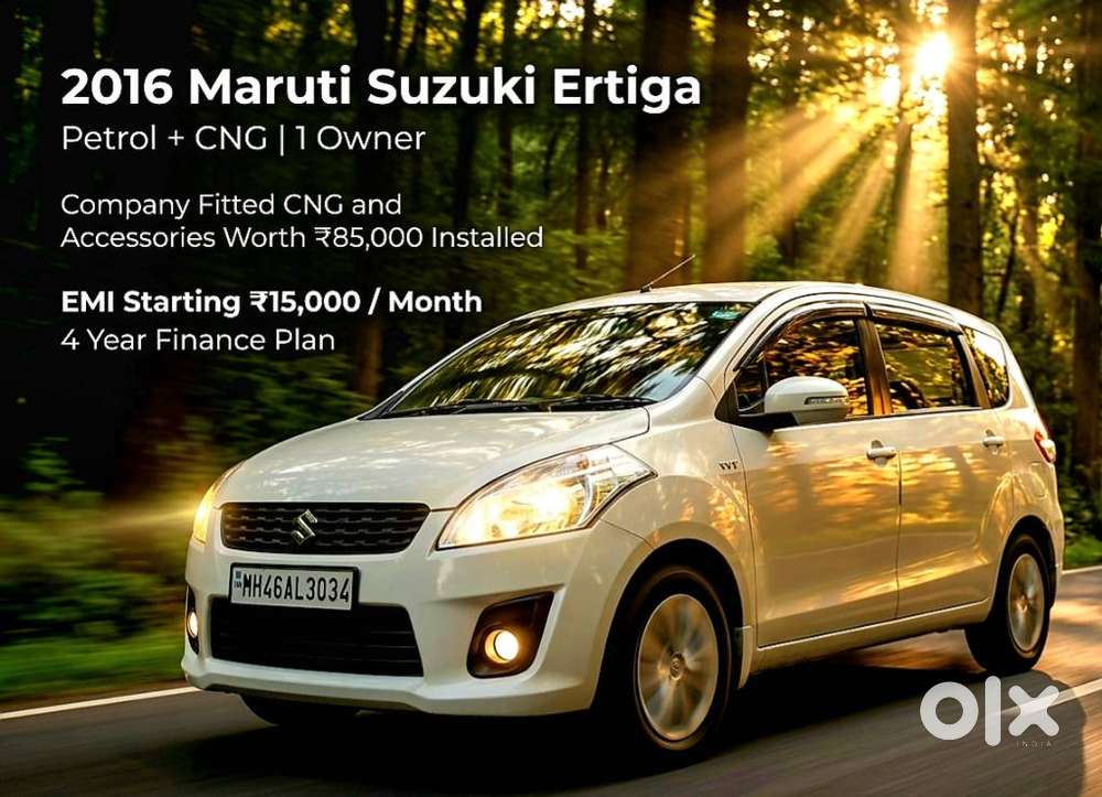 Maruti Suzuki Ertiga 1.4 Vxi Cng Anniversary Edition, 2016, Cng & Hy..