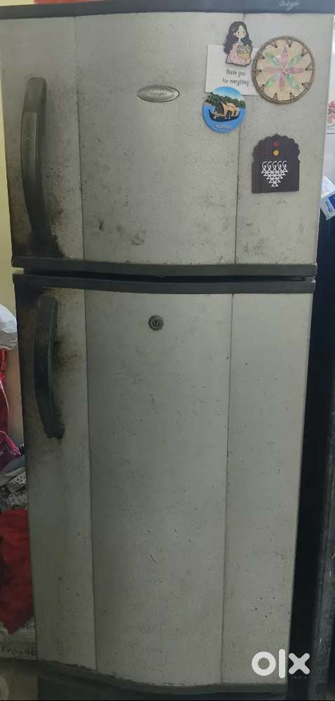 Whirlpool double door fridge