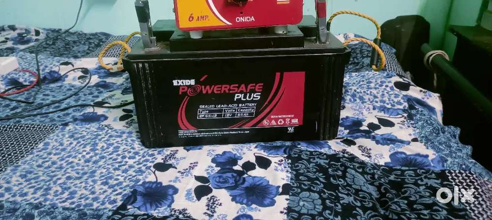 Exide powersafe plus lithium battery 65 ah and 10 ampier charger