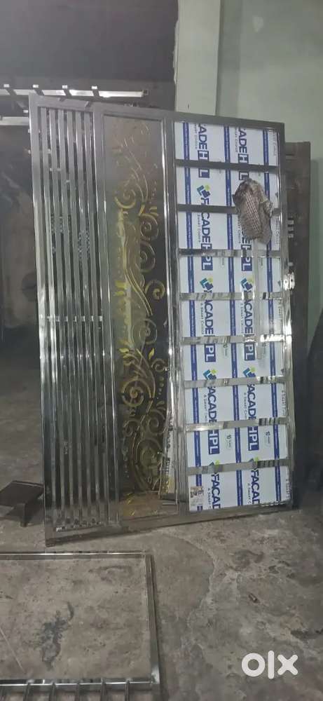 लोहे या स्टील गेट चौखट रेलिंग टीन शेड फाइबर शेड डलवाने