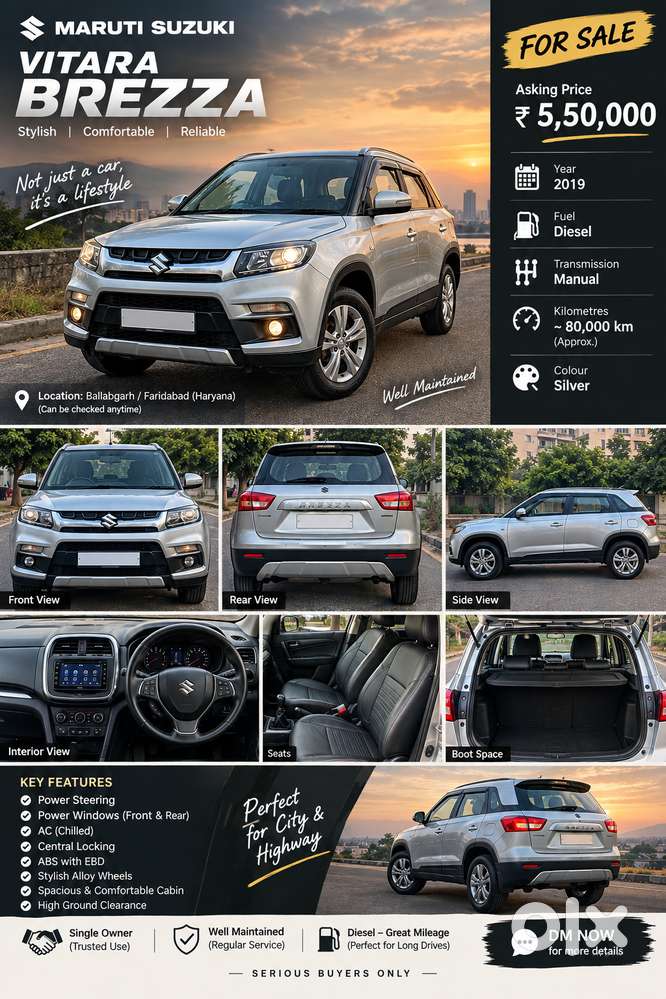 Maruti Brezza Vdi 2019