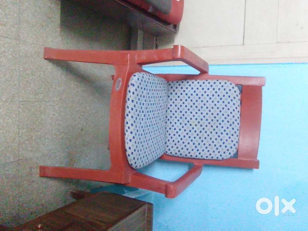 Plastic Armchair with Cushion