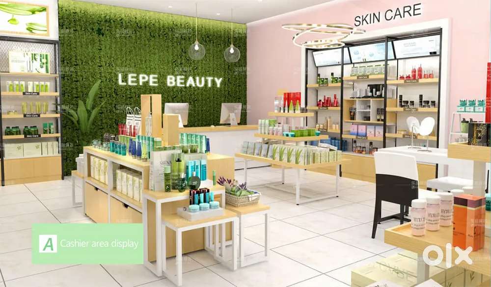 Wanted Male Sales Staff at Cosmetic Shop.
