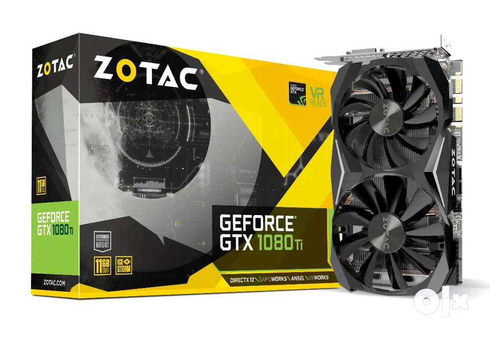ZOTAC NVIDIA GeForce GTX1080Ti Mini 11GB GDDR5X Graphics Video