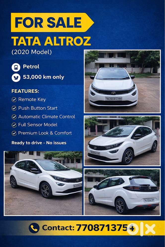 Tata Altroz 2020 Petrol 55000 Km Driven