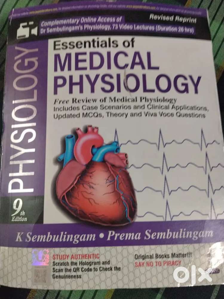 Physiology and anatomy books