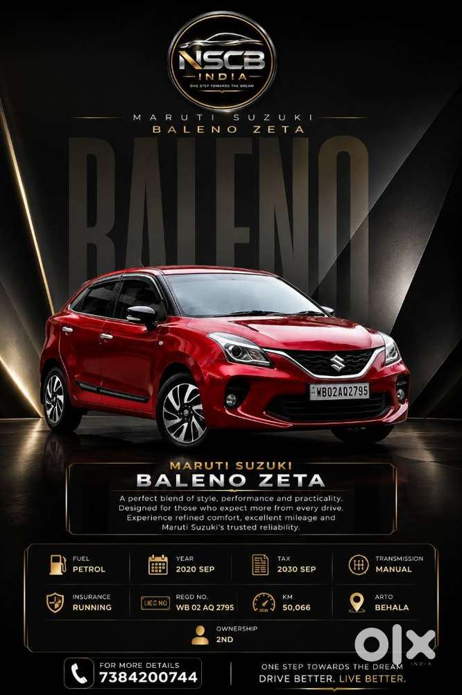 Maruti Suzuki Baleno Zeta, 2020, Petrol