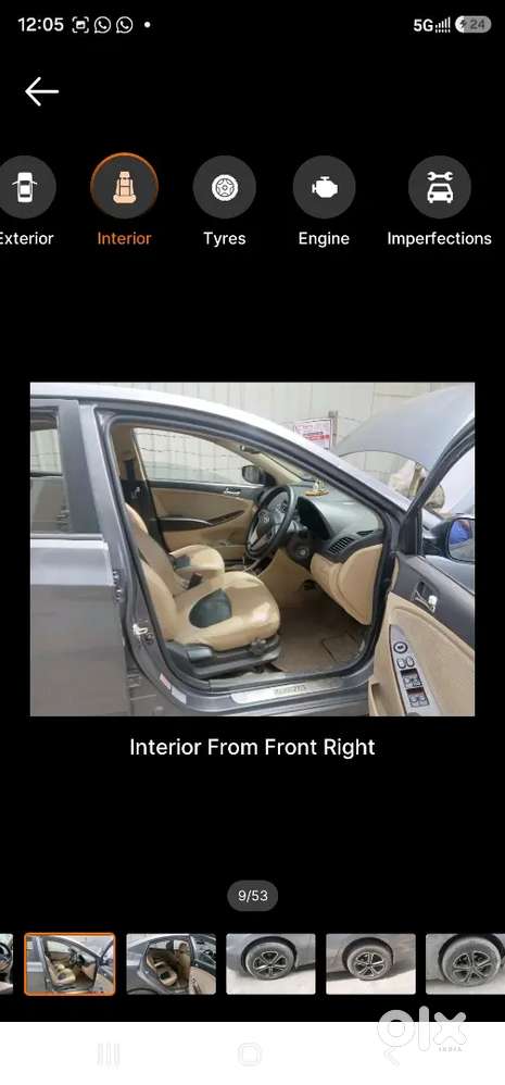 Hyundai Verna Ex 2013