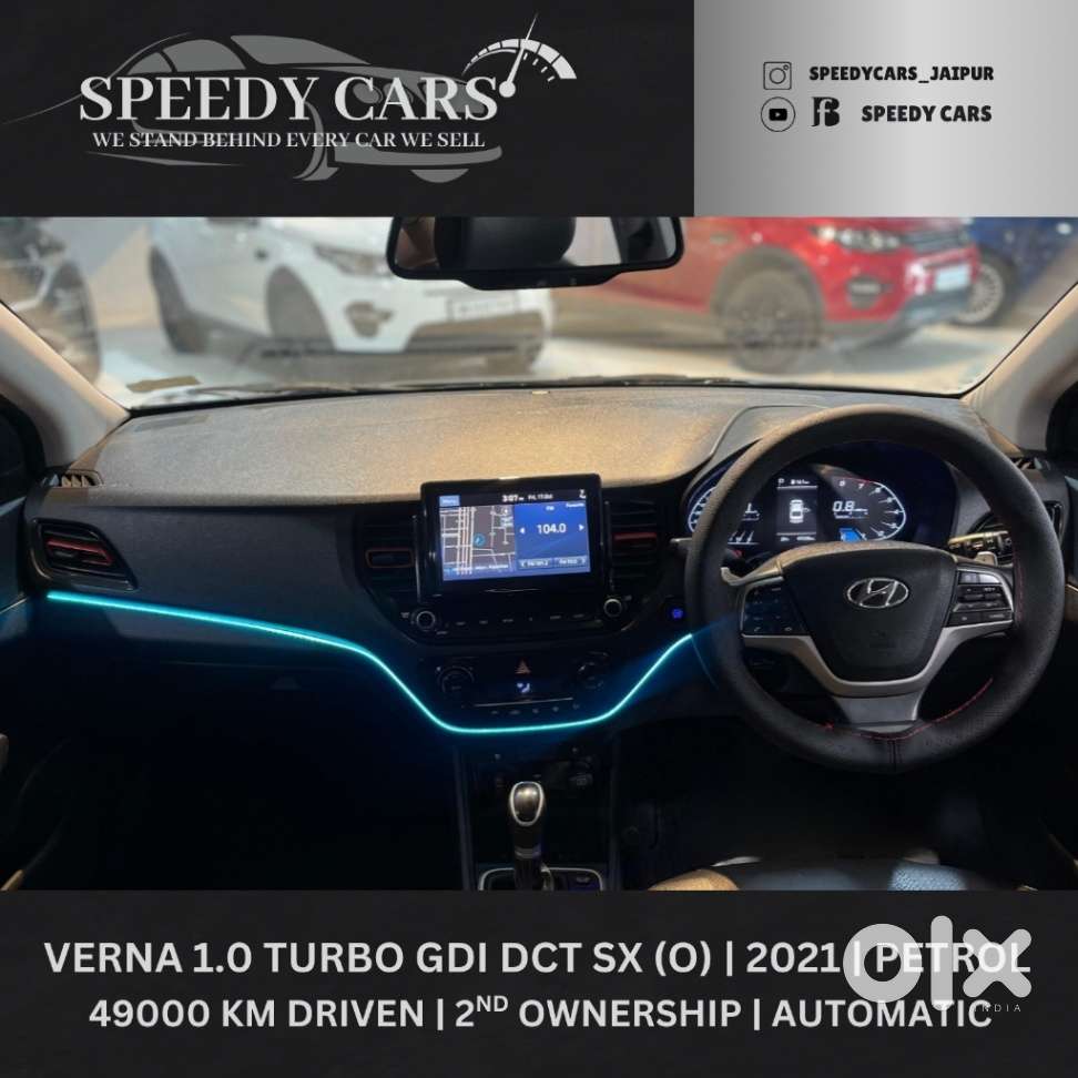 Hyundai Verna 1.0 Sx (o) Turbo Gdi Dct, 2021, Petrol