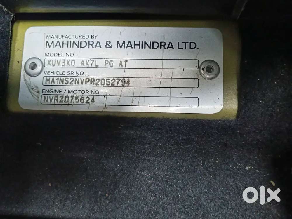 Mahindra Xuv 3xo Ax7l 1.2 Petrol At (pg), 2024, Petrol