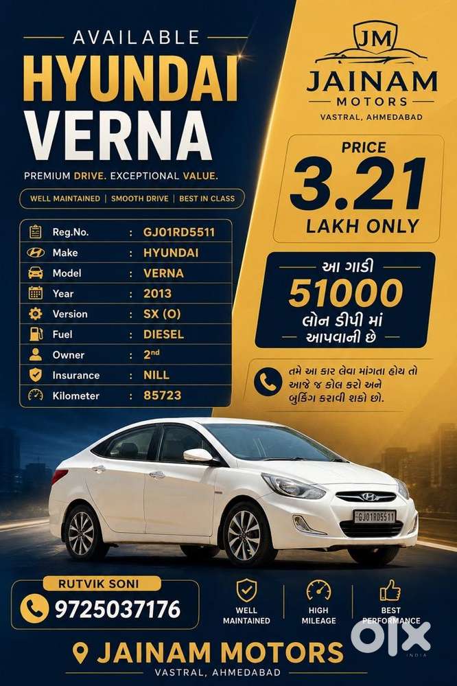 Hyundai Verna 2013 Diesel Good Condition