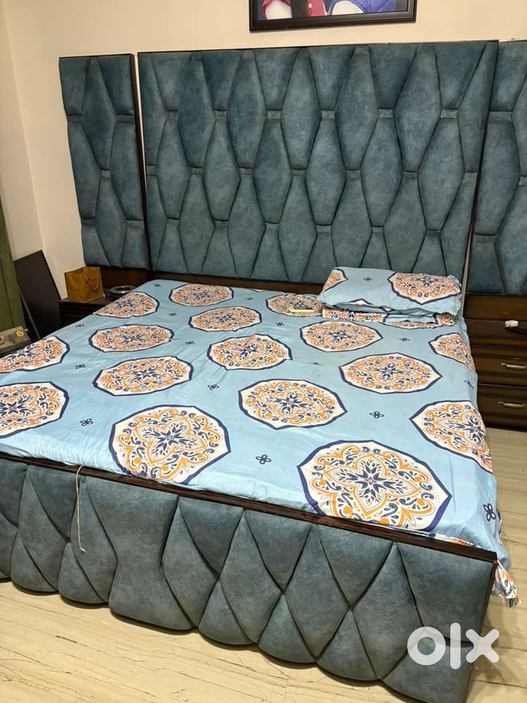 Luxury DOUBLE BED with long back