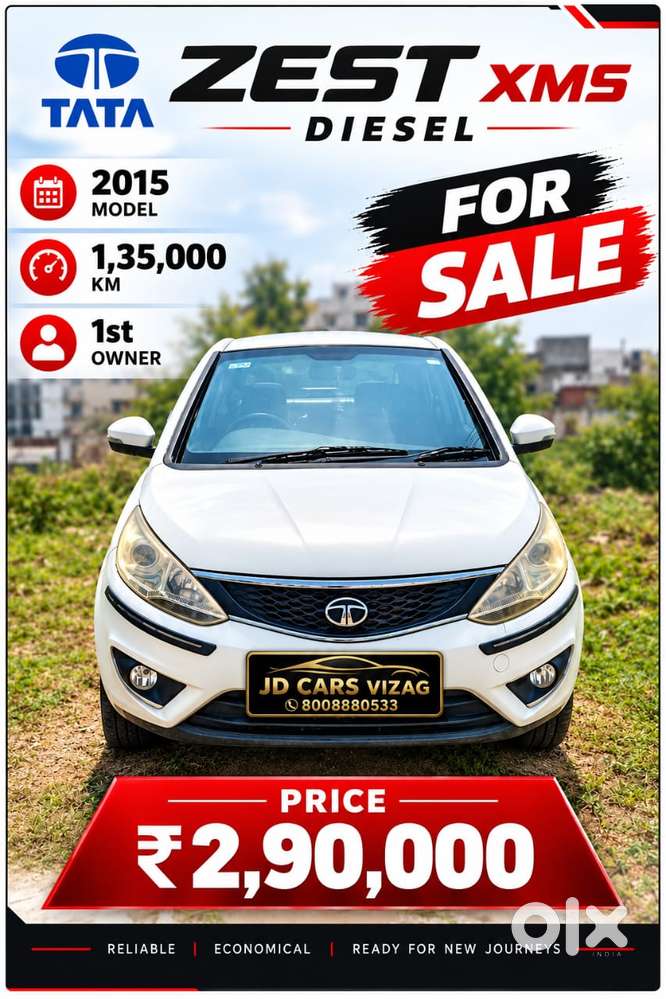 Tata Zest 1.3 Quadrajet Xms 90ps, 2015, Diesel