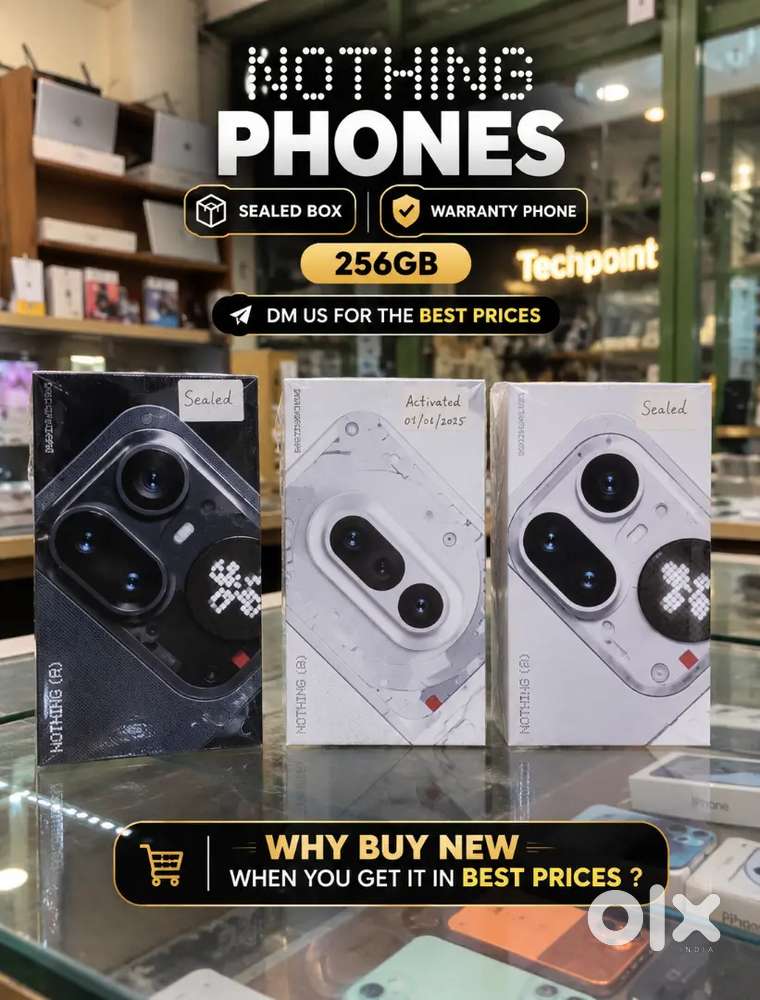 Nothing 4a & 4a pro Sealed box available so don't pay full price