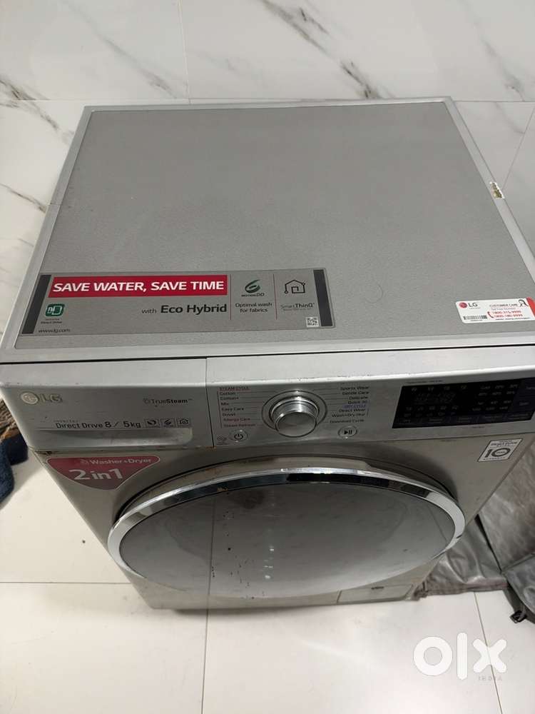 Lg 8/5 kg with AI direct drive, steam wash
