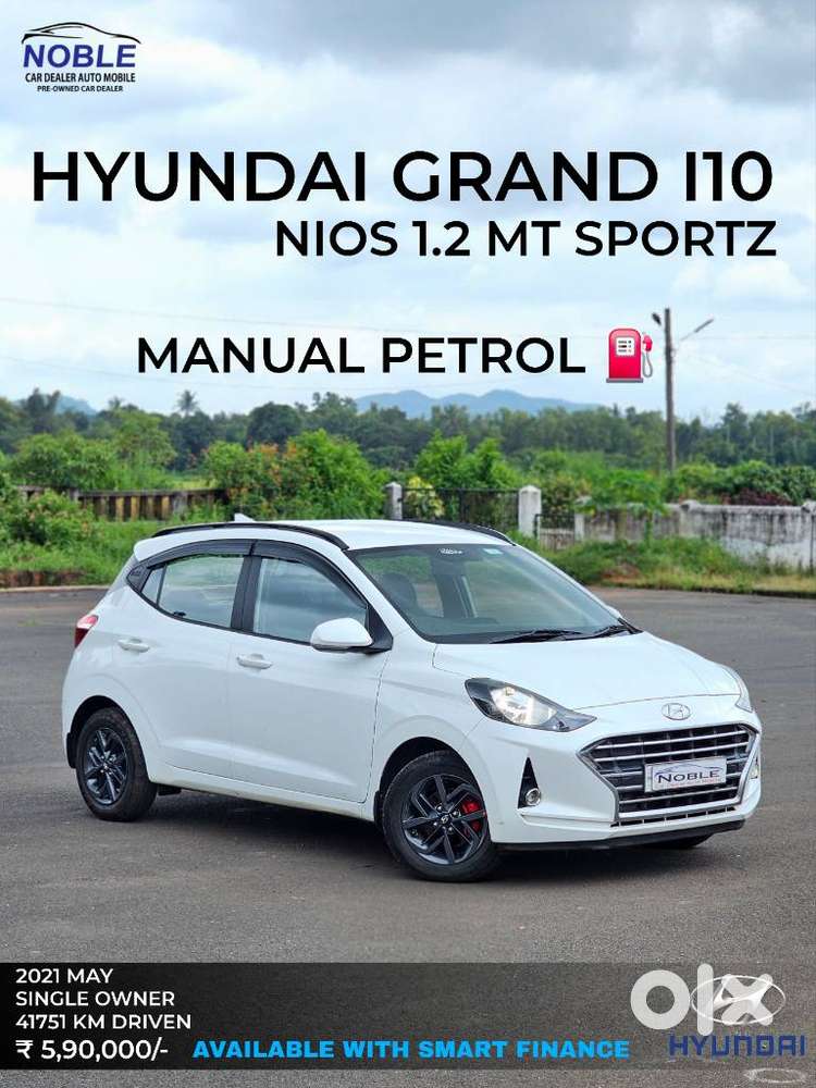 Hyundai Grand I10 Nios Sportz 1.2 Kappa Vtvt, 2021, Petrol