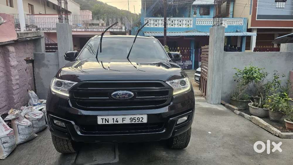 Ford Endeavour 2016 Diesel At Black Color Well Maintained