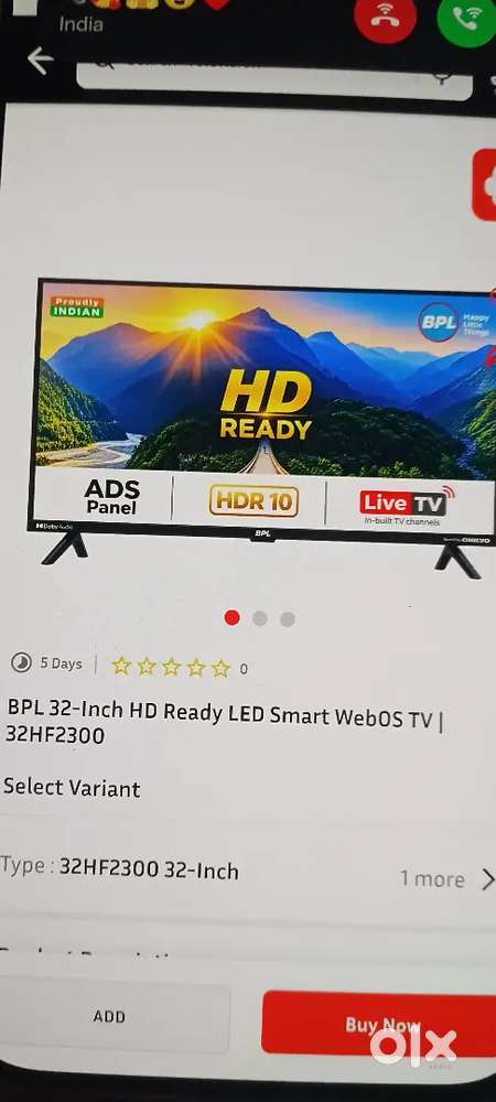 Bpl TV 32 inches