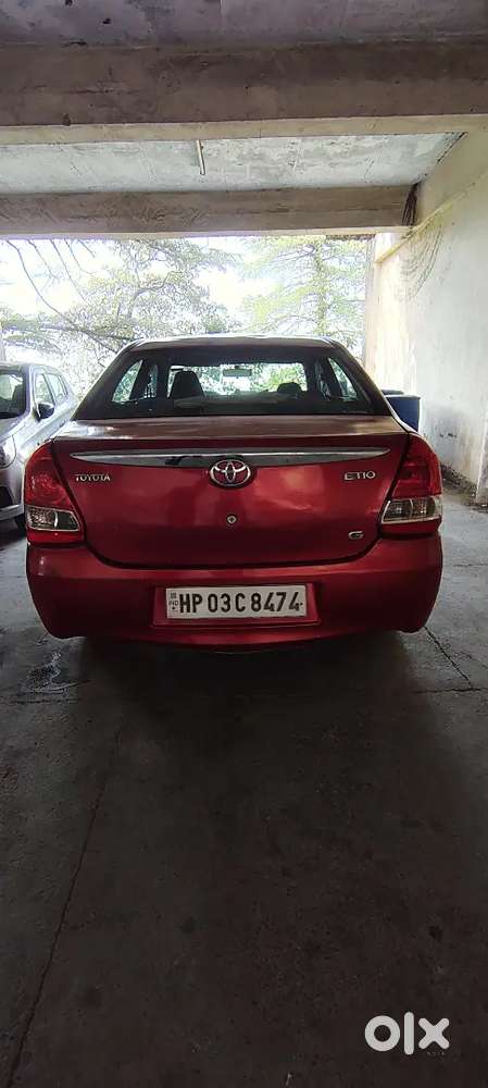 Toyota Etios (red) - Hp 03 Registered - Well Maintained Car For Sale