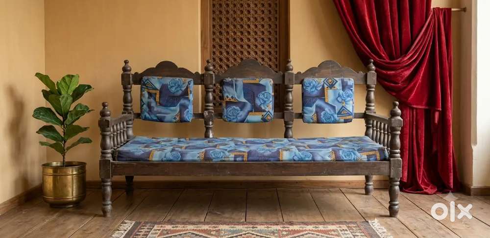 Wood sofa new hand made
