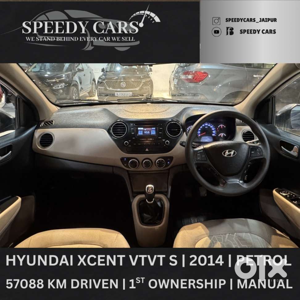Hyundai Xcent 1.2 Vtvt S, 2014, Petrol