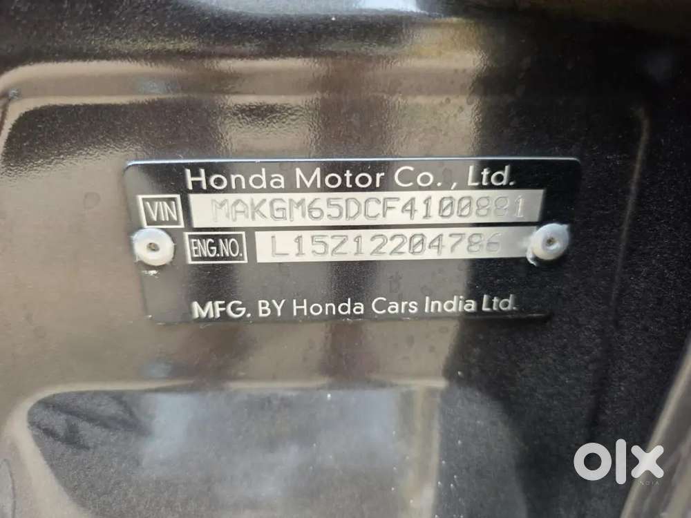 Honda City Vx Top End Variant