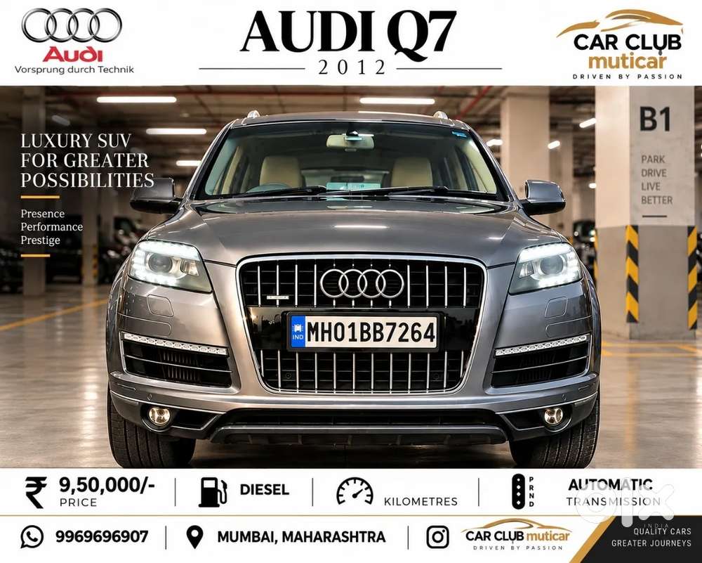 Audi Q7 3.0 Tdi Quattro Premium Plus, 2012, Diesel