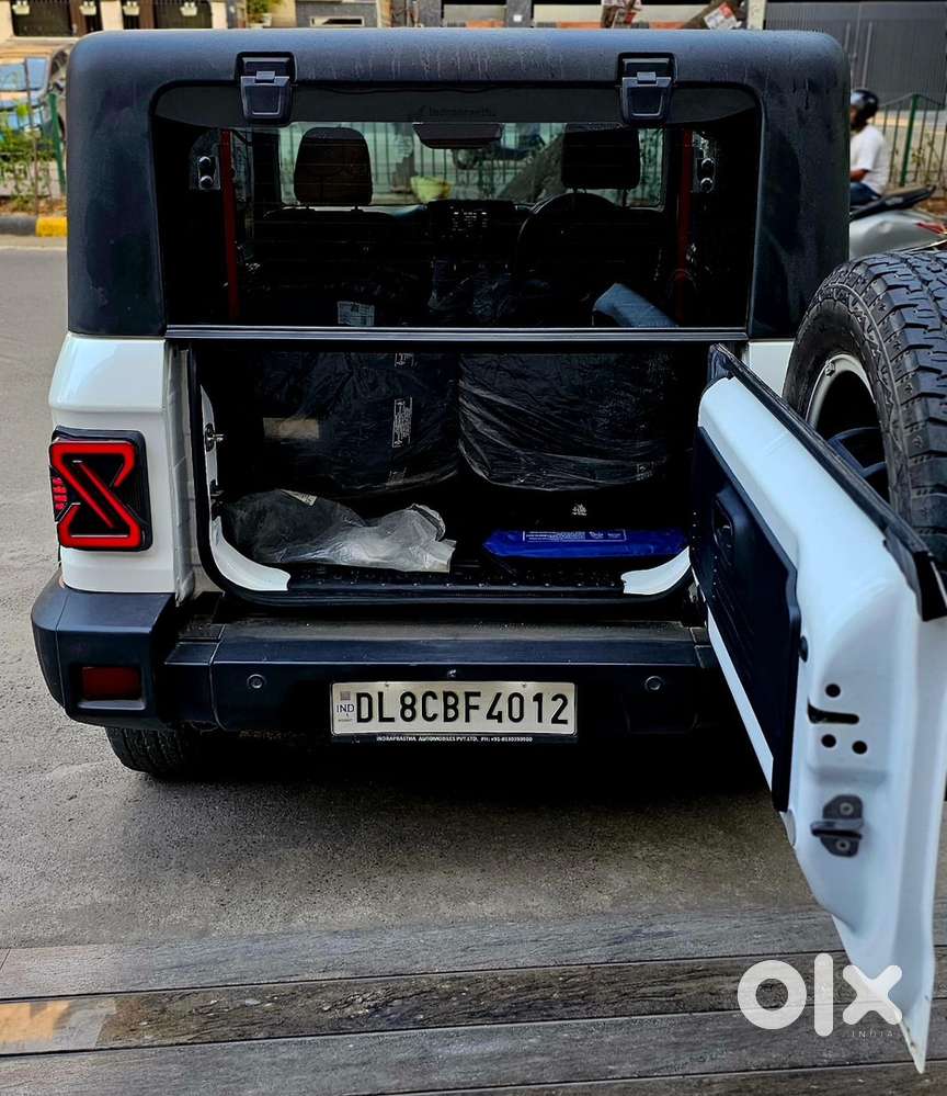Mahindra Thar 22365 Km Driven Automatic White Colour 4/2 All Orignal