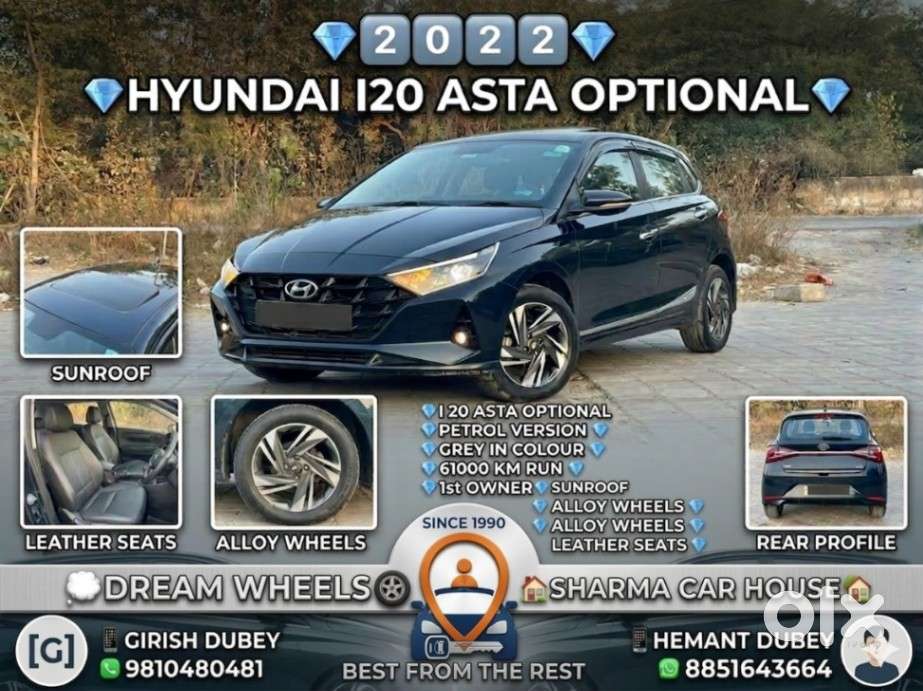 Hyundai New I20 1.2 Asta Mt Dual Tone, 2022, Petrol