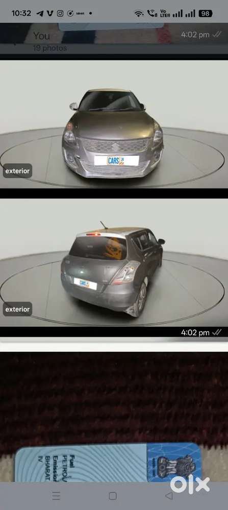 Maruti Suzuki Swift Zxi (petrol + Cng) - 2014  Excellent Condition