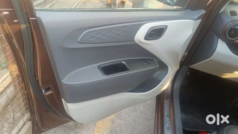 Hyundai Aura S Cng 2021  Company Cng  Full Service History  Single