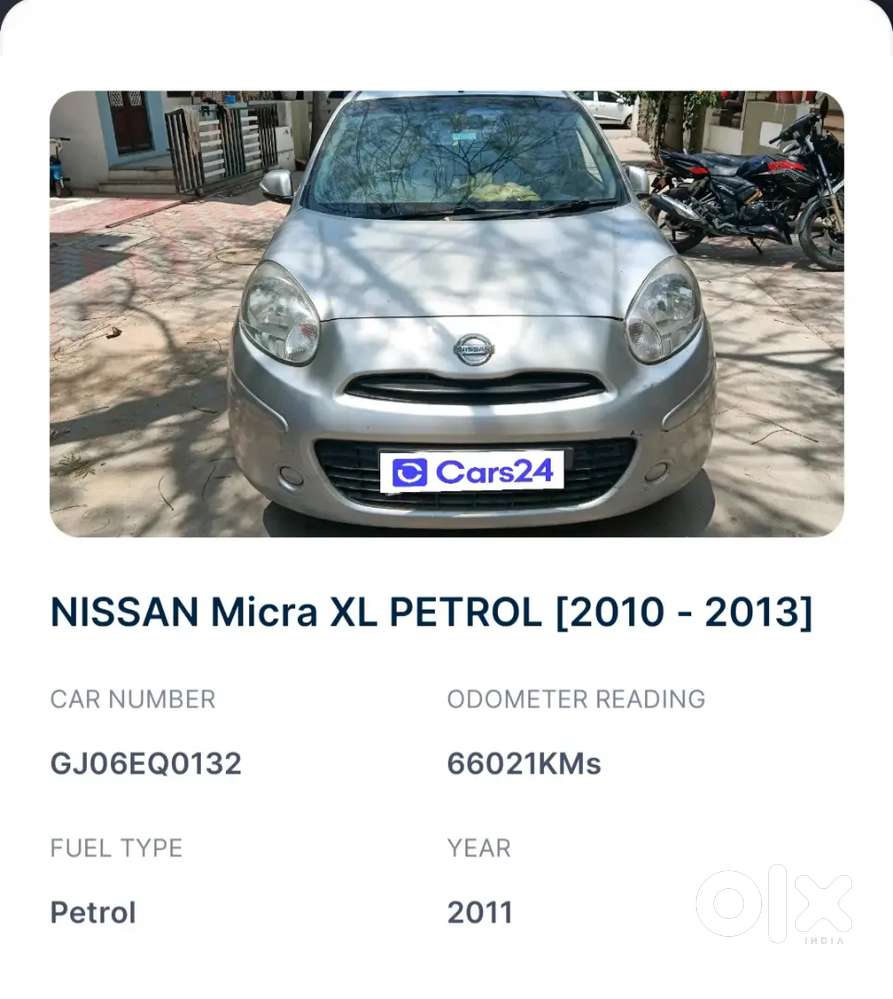 Nissan Micra Primo 2011 Petrol 66000 Km Driven