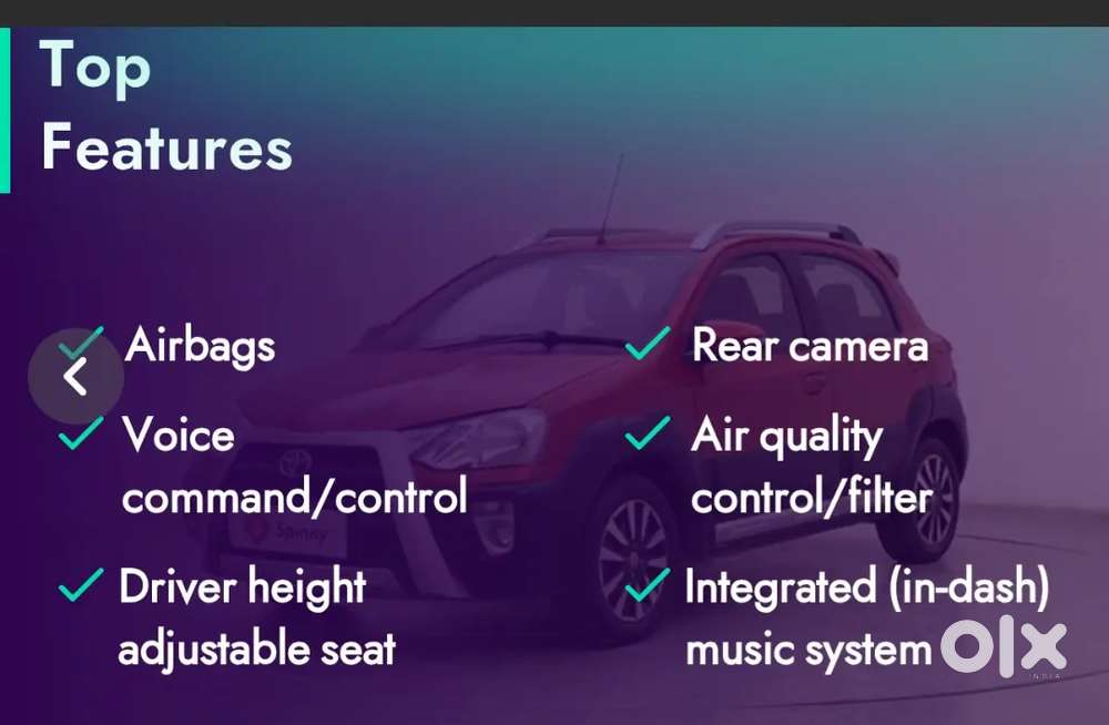 Toyota Etios Cross 2015 Petrol 82000 Km Driven