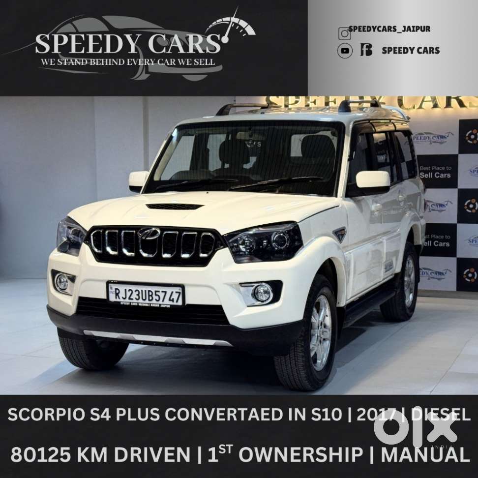 Mahindra Scorpio S4 Plus, 2017, Diesel