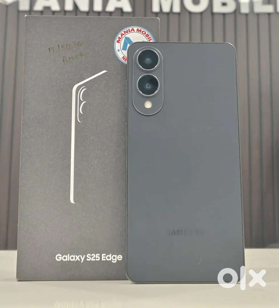 Samsung galaxy S25 edge 12/512GB Under Warranty Tatinum jet black colo