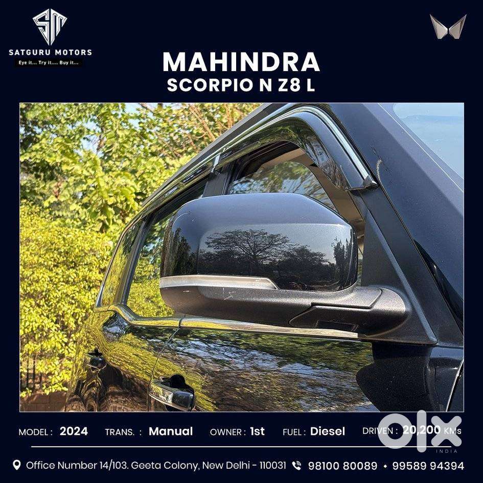 Mahindra Scorpio N Z8 L Diesel Mt 2wd 7 Str, 2024, Diesel