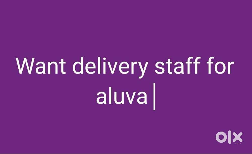 Want delivery staff for purplle
