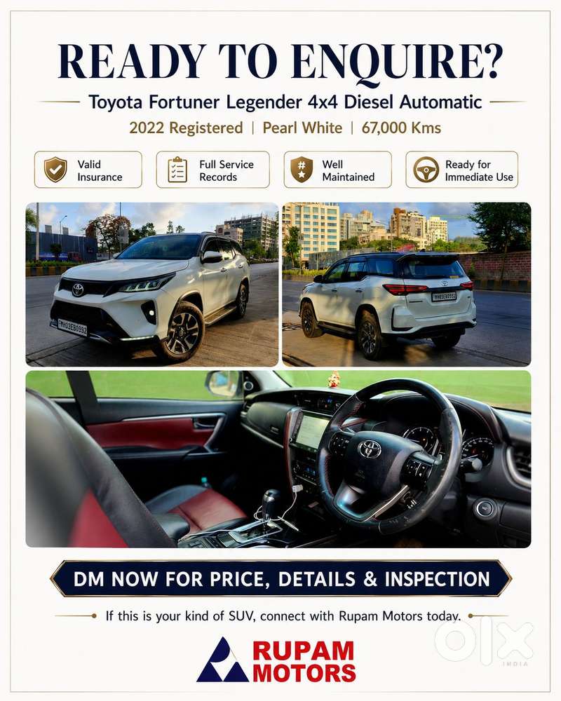 Toyota Fortuner Legender 4x4 At 2.8, 2022, Diesel