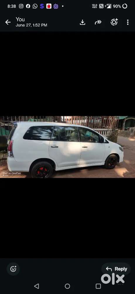 Toyota Innova 2012 Diesel Well Maintained