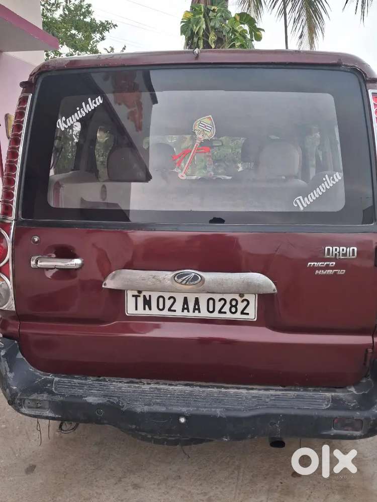 Mahindra Scorpio 2006 Diesel 9 Seater 4th Owner Apple Red Full Running
