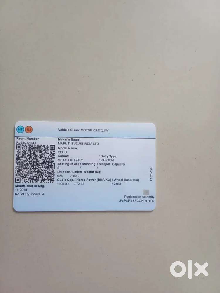 Maruti Suzuki Eeco 2011 Petrol 80000 Km Driven