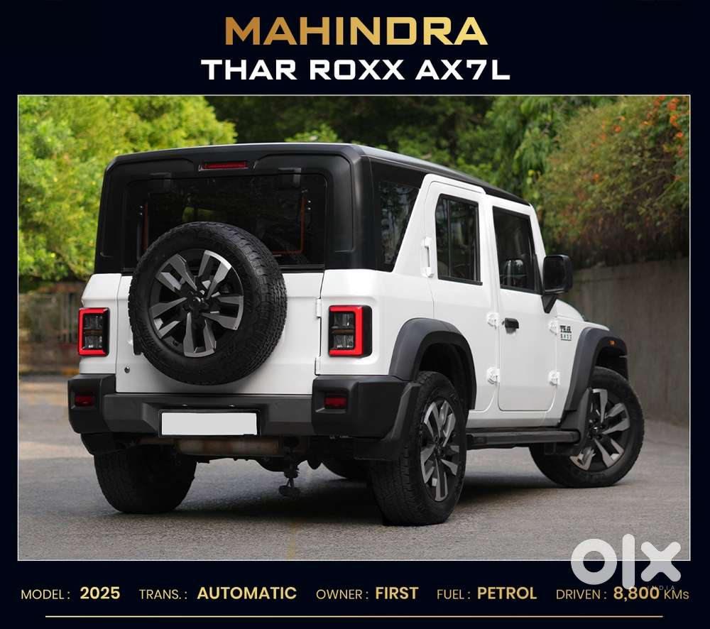 Mahindra Thar Roxx Ax7l Rwd At, 2025, Petrol