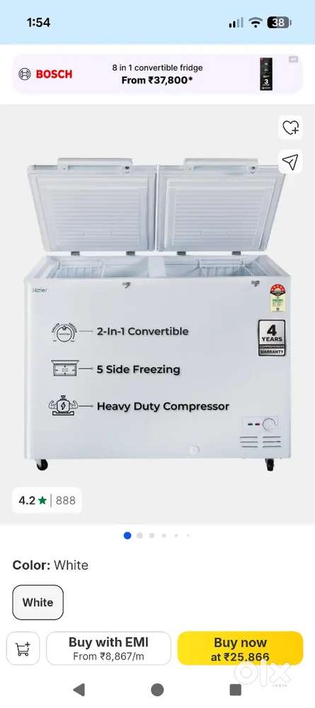 Freezer haier