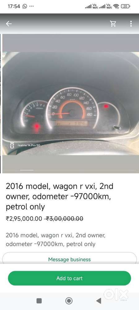 Maruti Suzuki Wagon R 1.2 Vxi, 2016, Petrol