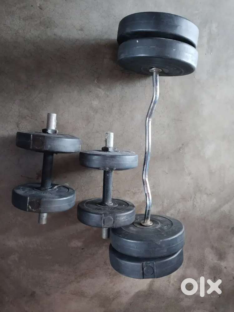 Dumbbell Gym Equipment Olx BULLAR 10KG Hex Dumbbell Set Premium