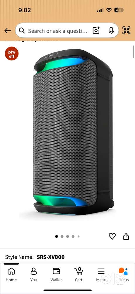 SONY srs- xv800 中古 Sony Srs Xv800 speaker - TVs, Video - Audio in undefined, - 1844045779