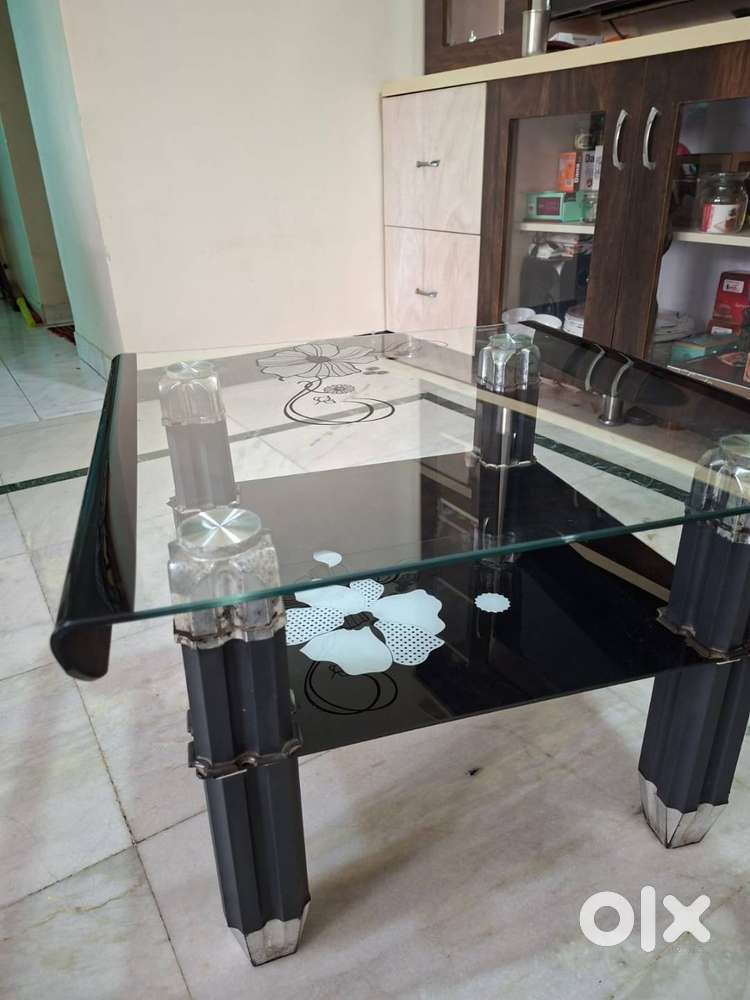 Two-Tier Glass Table